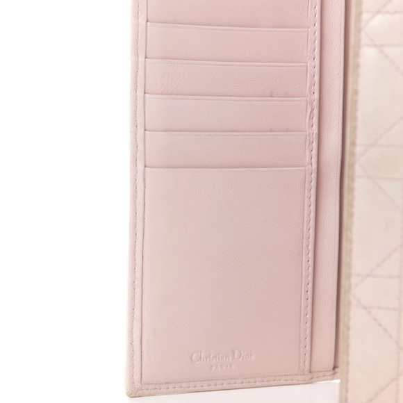 Authentic Lady Dior Cannage Lambskin Long Wallet - Picture 4 of 9
